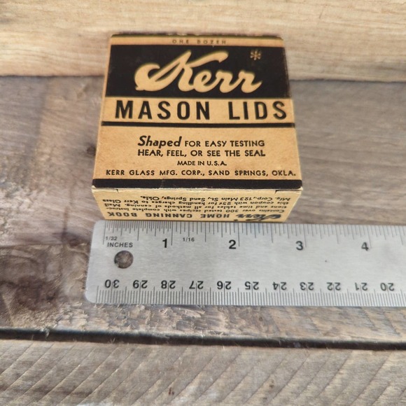 Vintage 1930s Kerr Mason Lids / Ephemera - Picture 8 of 8